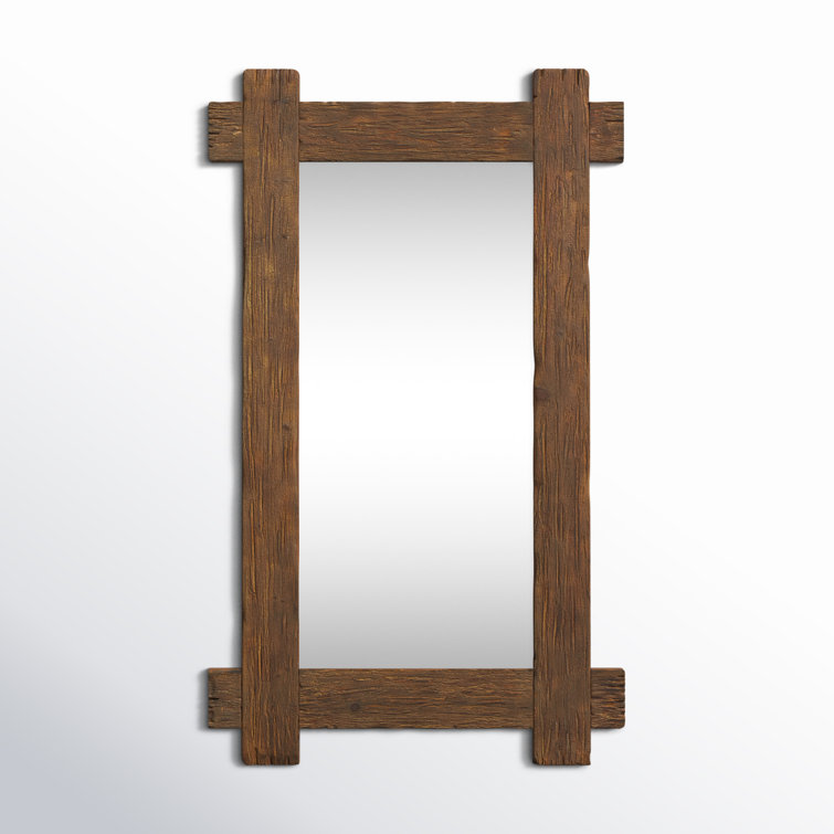 Daisetta Solid Wood Rectangle Wall Mirror & Reviews Birch Lane
